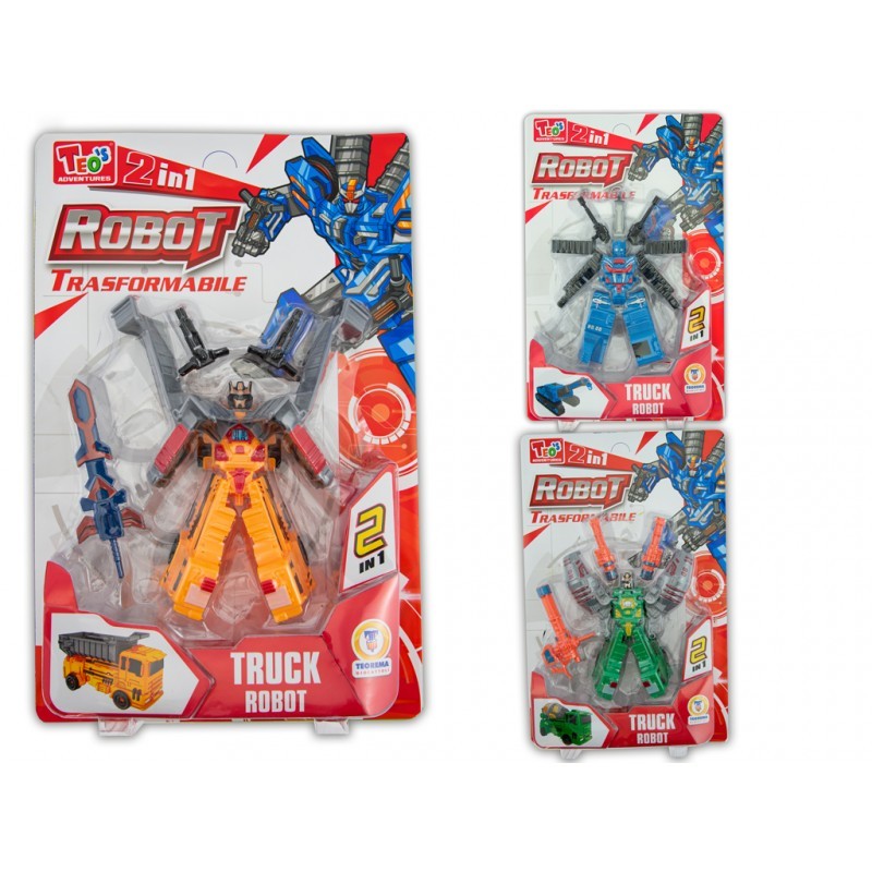 Teorema 66908 - Blister Robot Trasformer 2 in 1