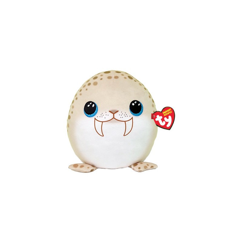 Ty 39265 - Squish-a-Boos - Cuscino Tricheco Toofers 22 cm