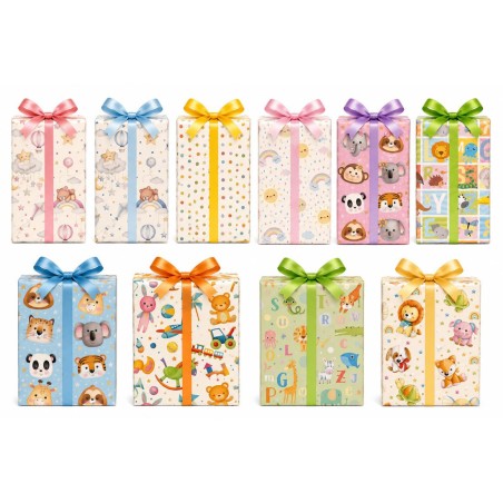 Kartos 18354 - Carta Regalo Bambini 70 x 100 Conf.100 Fogli