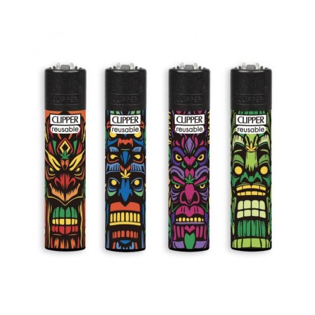 Clipper 9816 - Accendini Clipper Large Weed Totems Conf.48 pz