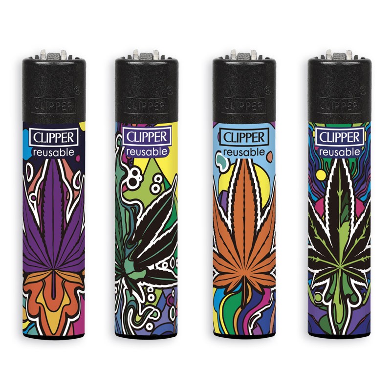 Clipper 9810 - Accendini Clipper Large Acid Dreams Conf.48 pz
