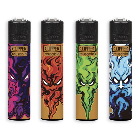 Clipper 9814 - Accendini Clipper Large Pure Dark Breath Conf.48 pz