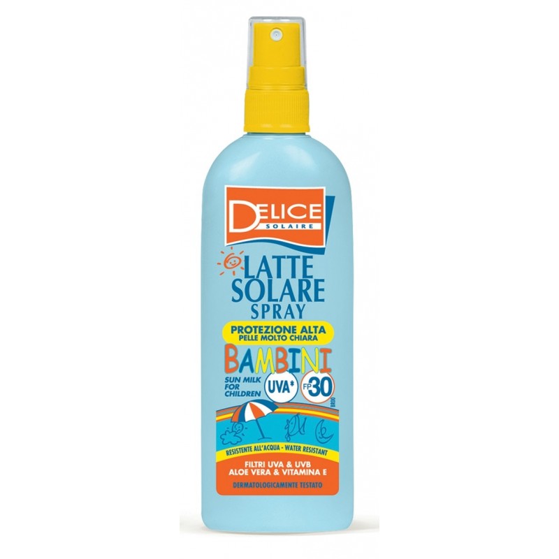 Delice 8342 - Latte Solare Spray UVA Protezione Alta Per Bambini SPF30 150 ml