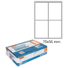 Ans 104 - Busta Etichette Adesive 70x56mm