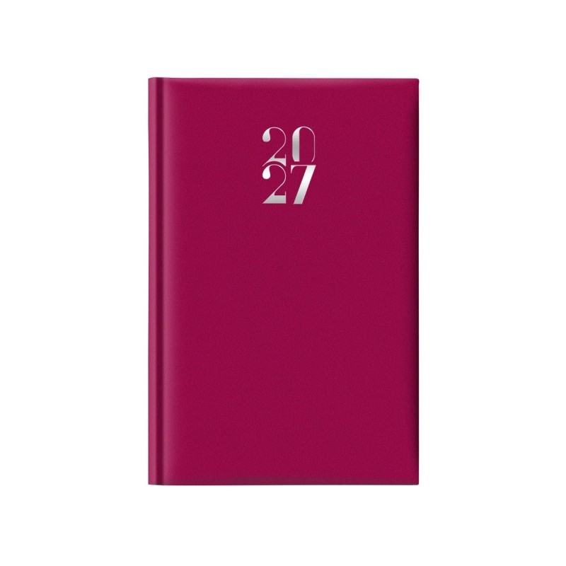 Notabene 9329 - Agenda 2027 Giornaliera Egadi Copertina Gommata 11 x 16,5 cm Rubino