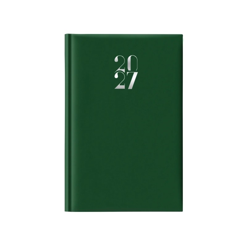 Notabene 9330 - Agenda 2027 Giornaliera Egadi Copertina Gommata 11 x 16,5 cm Verdone