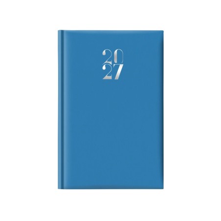 Notabene 9332 - Agenda 2027 Giornaliera Egadi Copertina Gommata 11 x 16,5 cm Azzurra
