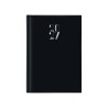 Notabene 9354 - Agenda 2027 Giornaliera Egadi Copertina Gommata 14,5 x 20,5 cm Nera