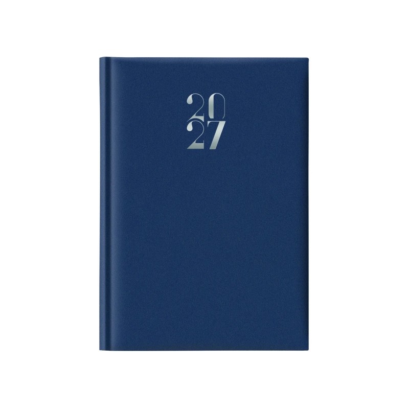 Notabene 9351 - Agenda 2027 Giornaliera Egadi Copertina Gommata 14,5 x 20,5 cm Blu