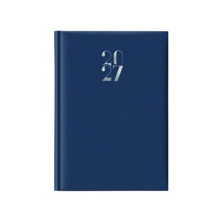 Notabene 9351 - Agenda 2027 Giornaliera Egadi Copertina Gommata 14,5 x 20,5 cm Blu