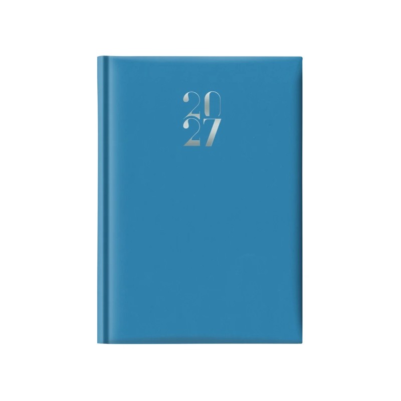 Notabene 9355 - Agenda 2027 Giornaliera Egadi Copertina Gommata 14,5 x 20,5 cm Azzurra