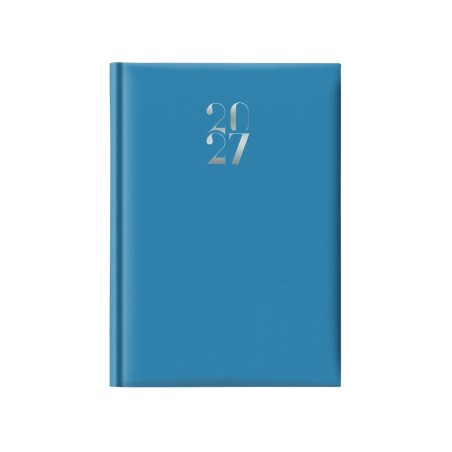 Notabene 9355 - Agenda 2027 Giornaliera Egadi Copertina Gommata 14,5 x 20,5 cm Azzurra