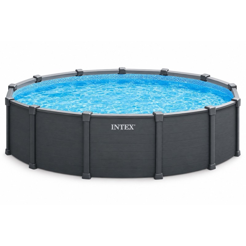 Intex 27384 - Piscina Graphite Gray Panel 478 x 124 cm