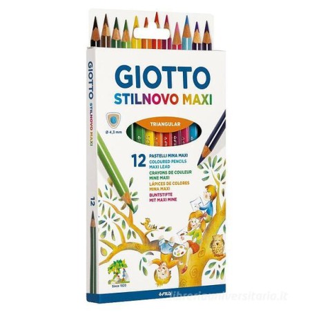 Fila 2259 - Pastelli Giotto Stilnovo Maxi 12 pz