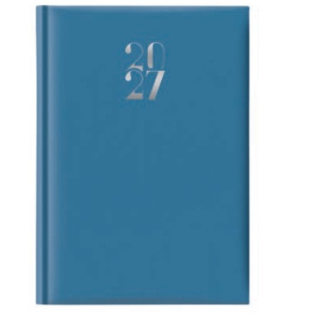 Notabene 9400 - Agenda 2027  Giornaliera Egadi Copertina Gommata 17 x 24 cm Azzurra