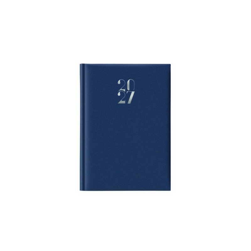Notabene 9387 - Agenda 2027 Giornaliera Egadi Copertina Gommata 14,5 x 20,5 cm Blu