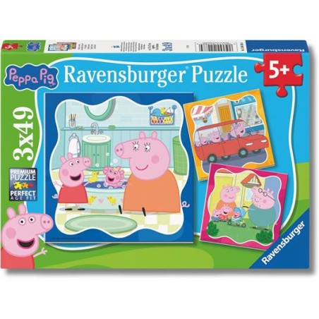 Ravensburger 4288 - Puzzle 3 x 49 Pezzi - Peppa Pig