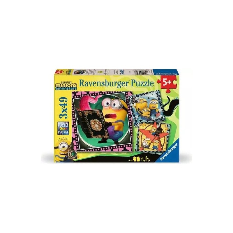 Ravensburger 4350 - Puzzle 3 x 49 Pezzi - Minions