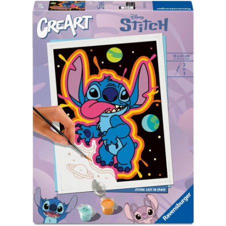 Ravensburger 23193 - CreArt - Stitch Perso nello Spazio
