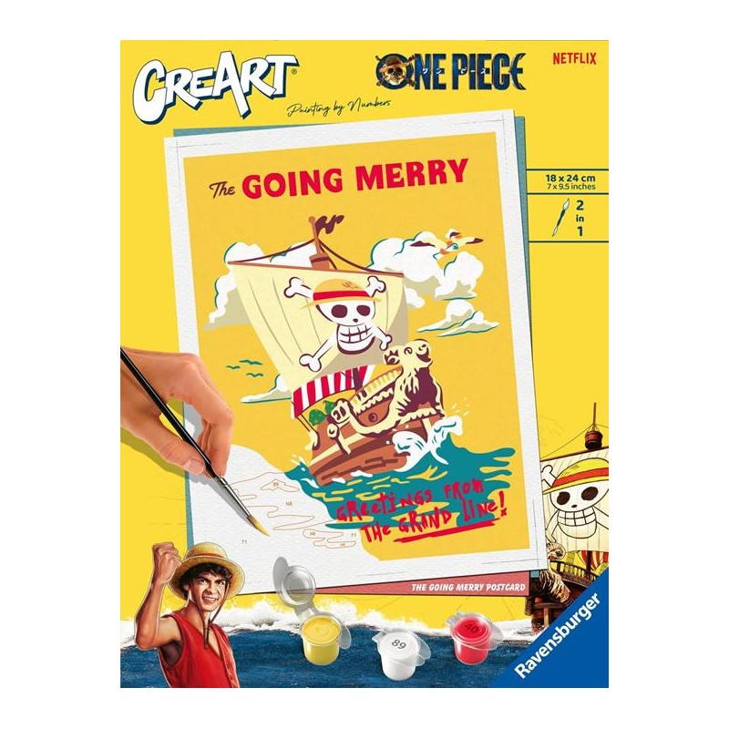 Ravensburger 23195 - CreArt - La Going Merry di One Piece