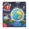 Ravensburger 11498 - 3D Puzzle - Ball Globo Edizione Notte