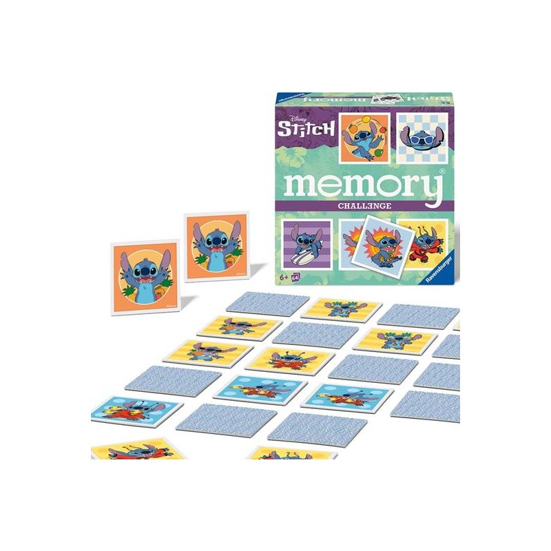 Ravensburger 24697 - Memory - Stitch Challenge