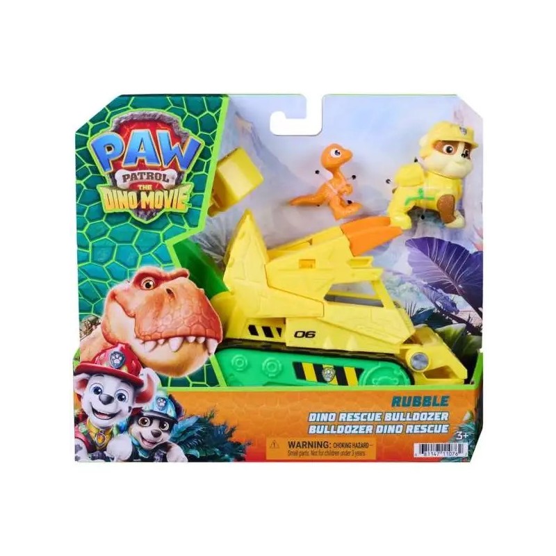 Spin Master 6075771 - Paw Patrol - Dino Rescue Bulldozer Rubble