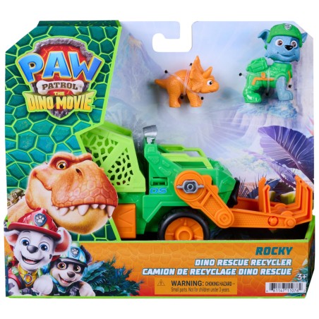 Spin Master 6075772 - Paw Patrol - Dino Rescue Veicolo Riciclatore Rocky