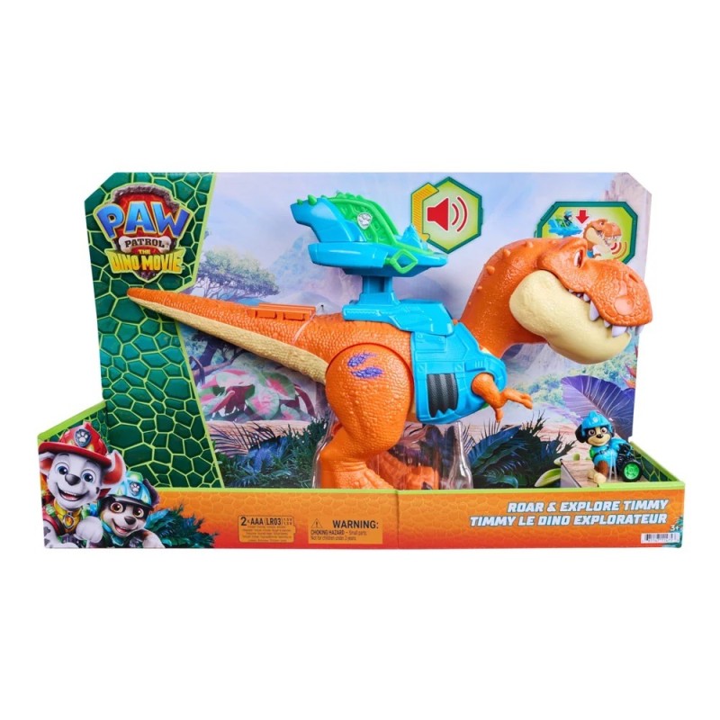 Spin Master 6075998 - Paw Patrol - Dino Movie Rex & Timmy