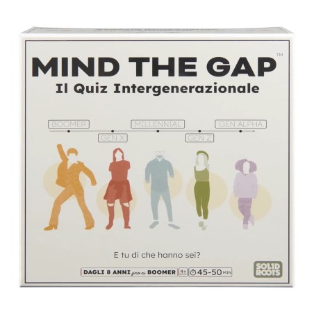 Spin Master 6074218 - Mind The Gap Il Quiz Intergenerazionale