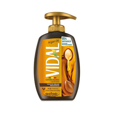 Vidal 3504 - Sapone Liquido Argan 300 ml