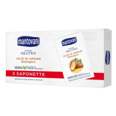 Mantovani 700252 - Saponette Argan 3 pz