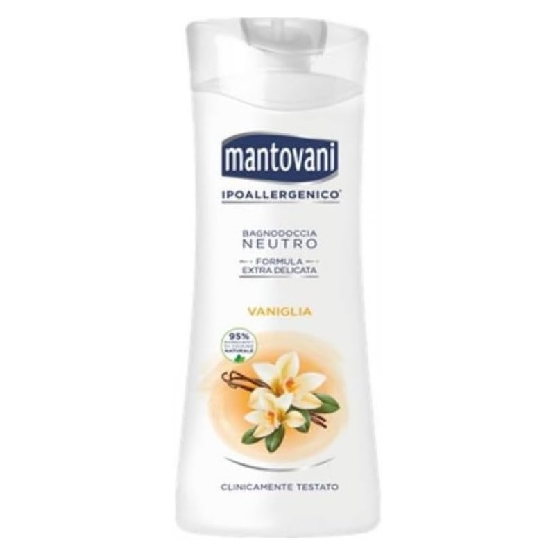 Mantovani 707354 - Bagnodoccia Neutro Vaniglia 400 ml