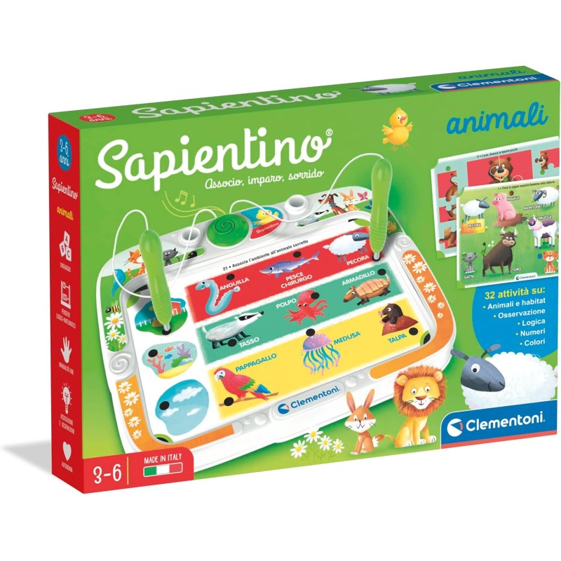 Clementoni 16941 - Sapientino - Animali