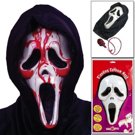 Ciao S0098 - Maschera Scary con Pompetta Sangue