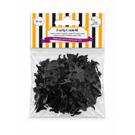 Ciao S0048 - Bustina Coriandoli Decoro Gatto Nero