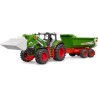 Bruder 3452 - Roadmax Trattore con Pala e Rimorchio