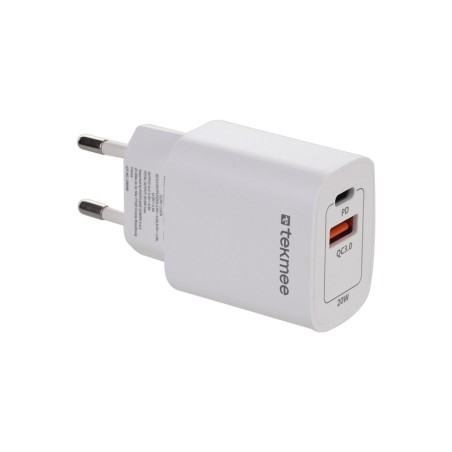 Tekmee 42430153 - Presa Muro Fast Charge Usb e Usb-c 20 W