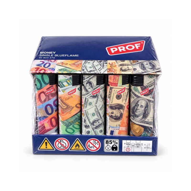 Prof 40804376 - Accendini Antivento Turbo Money Conf 25 pz