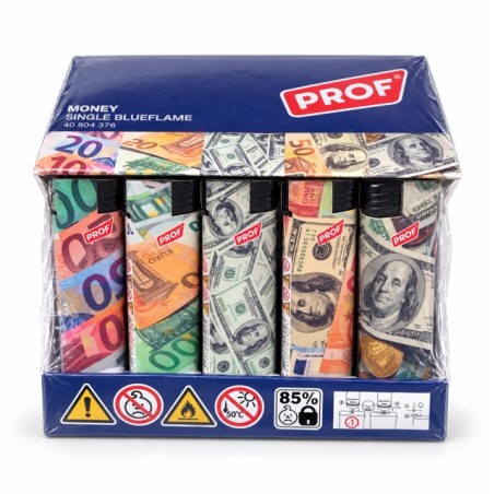 Prof 40804376 - Accendini Antivento Turbo Money Conf 25 pz