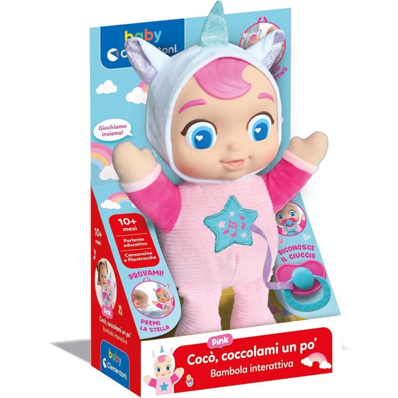 Clementoni 19576 - Baby Clementoni - Cocò Coccolami un Po'
