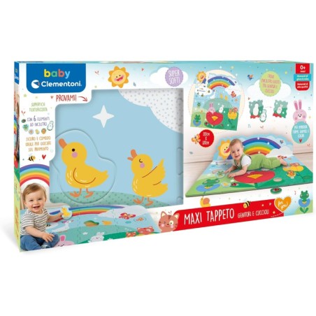 Clementoni 17628 - Baby Clementoni - Animal Families Eva Mat Tappeto 4 x 4
