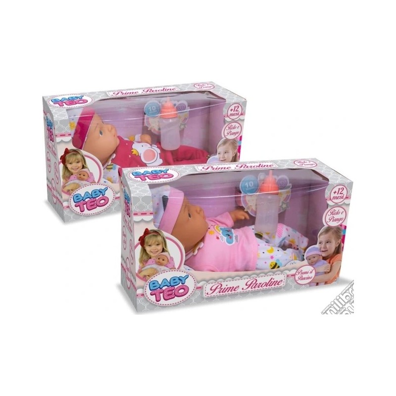Teorema 68947 - Baby Teo - Bambolotto Prime Paroline 30 cm 2 Ass