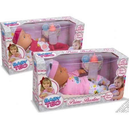 Teorema 68947 - Baby Teo - Bambolotto Prime Paroline 30 cm 2 Ass