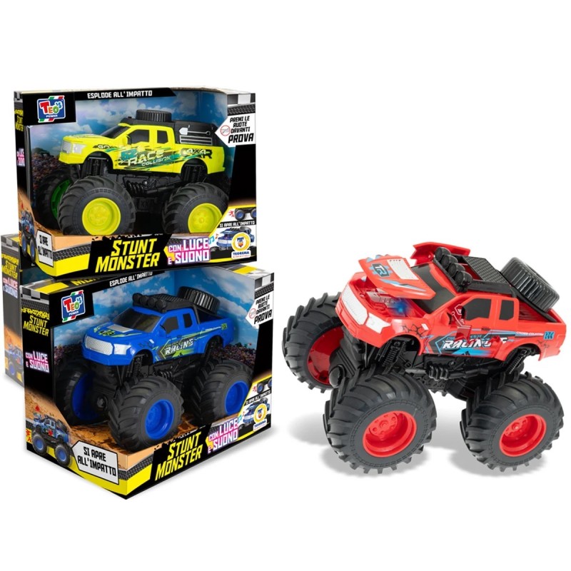 Teorema 80151 - Teo's - Crash Car Luci e Suoni a Frizione 3 Ass