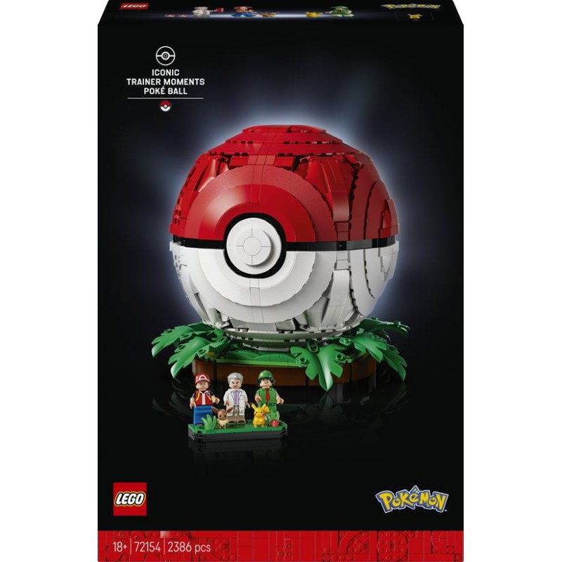 Lego 72154 - Pokemon - Momenti Allenatore Iconici: Poké Ball
