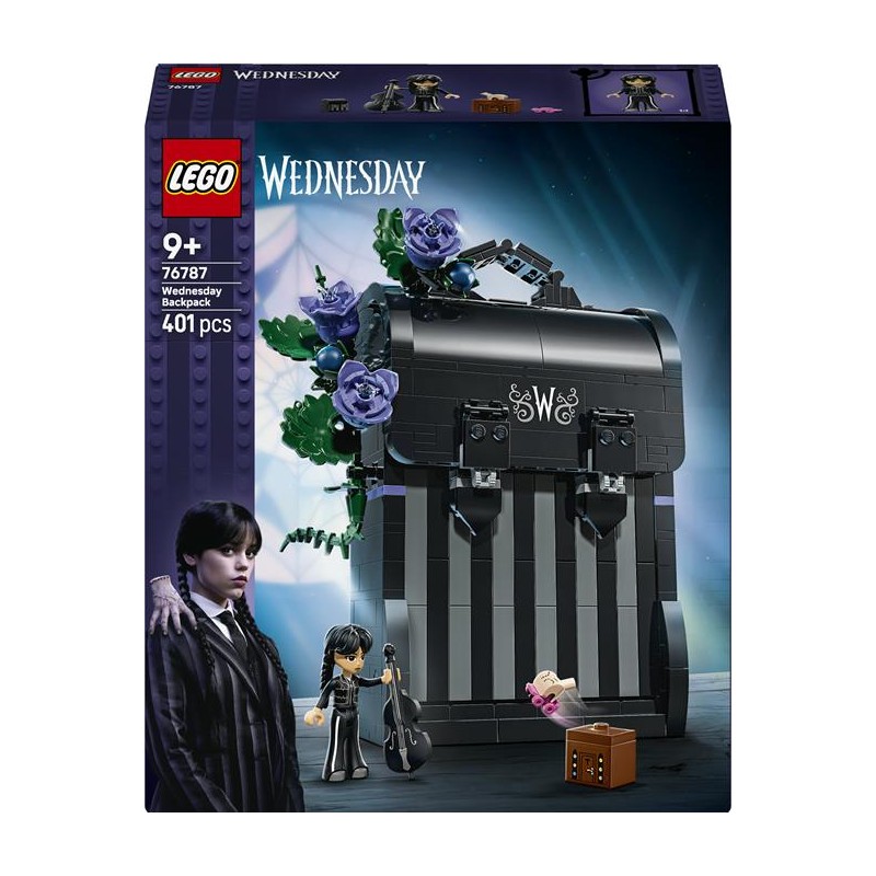 Lego 76787 - Wednesday Zaino di Mercoledì Addams