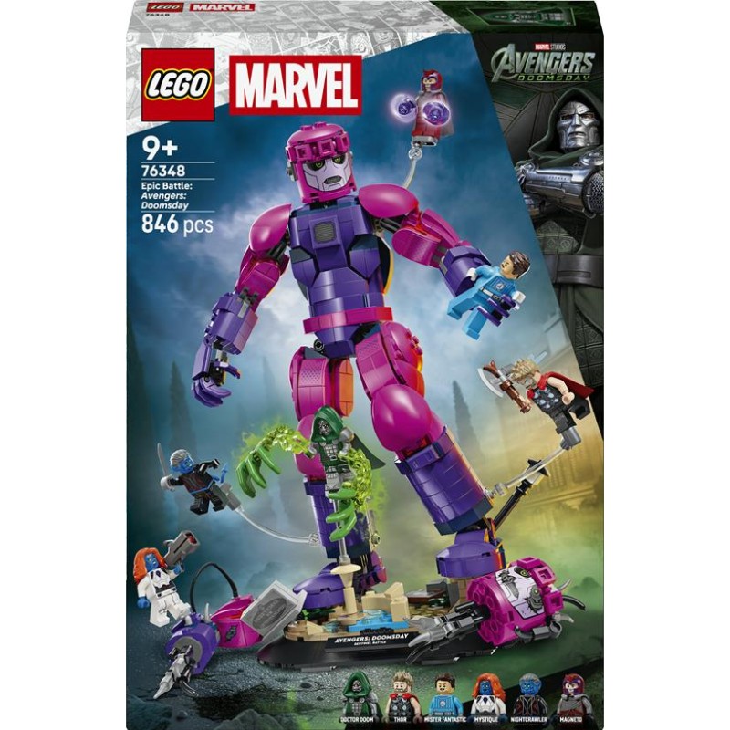 Lego 76348 - Marvel - Battaglia Epica: Avengers: Doomsday