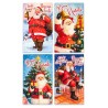 Blue 529 - Biglietti Auguri Natale Glitter 9x14 Conf.48 pz