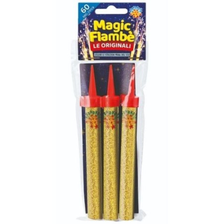 Borgonovo 216BY - Fontana da Interno Magic Flambe 60 Secondi 3 pcs